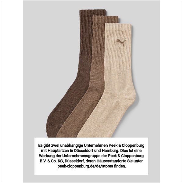 Puma Herren Socken Beige Gr. 43-46