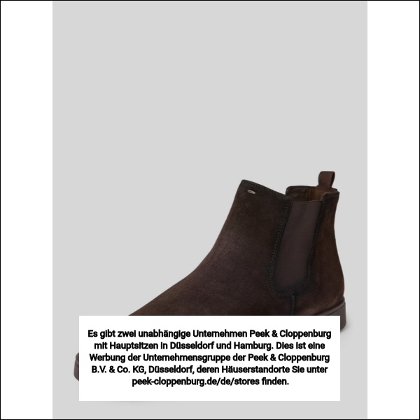 Lloyd Dunkelbraun Chelsea Boots Aus Leder Mit Zugschlaufe Modell 'Nymad'