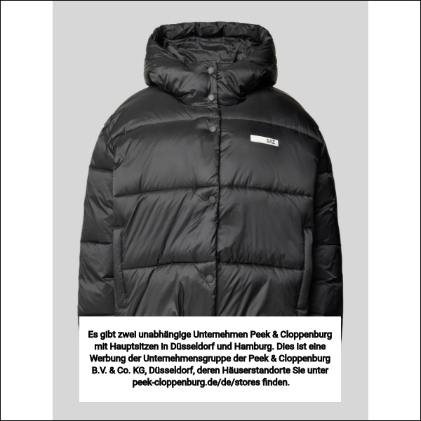 Ea7 Emporio Armani Damen Puffer Jackets Grau Gr. Mittel