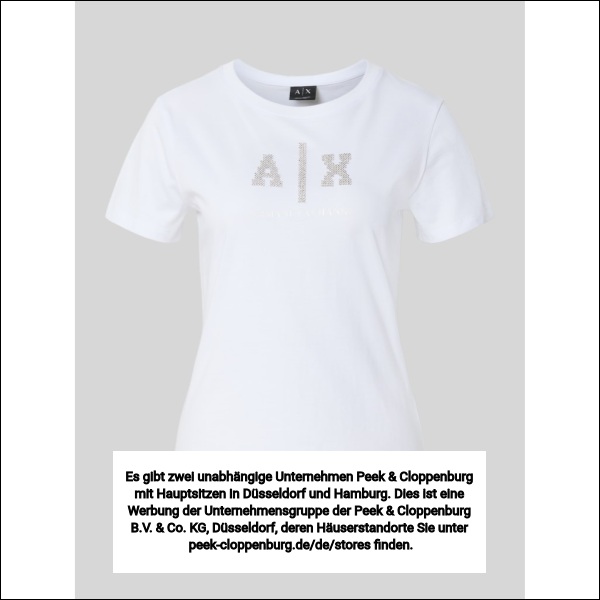 Armani Exchange Damen T-Shirts Beige Gr. Mittel