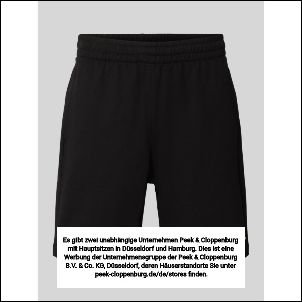 Ea7 Emporio Armani Herren Sweat Shorts Schwarz Gr. Übergröße XXL 