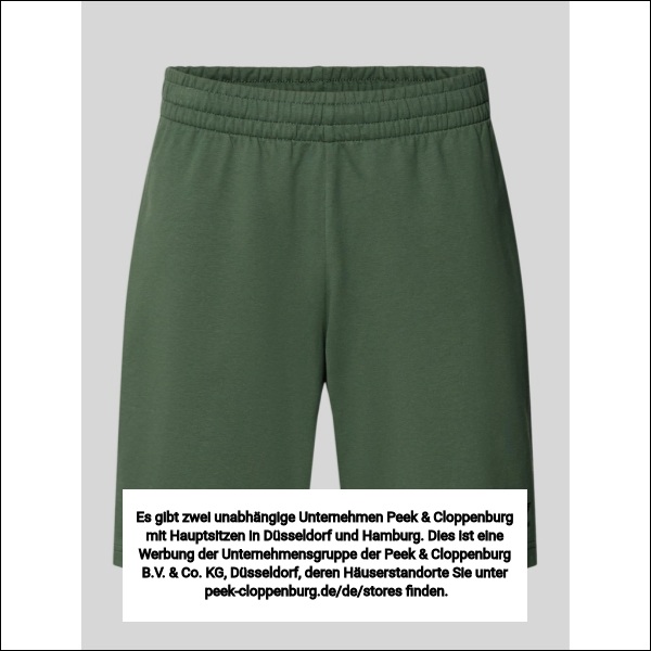 Ea7 Emporio Armani Herren Gruen Shorts Mit Elastischem Bund Und Logo