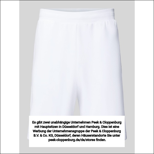 Ea7 Emporio Armani Herren Weiss Shorts Mit Elastischem Bund