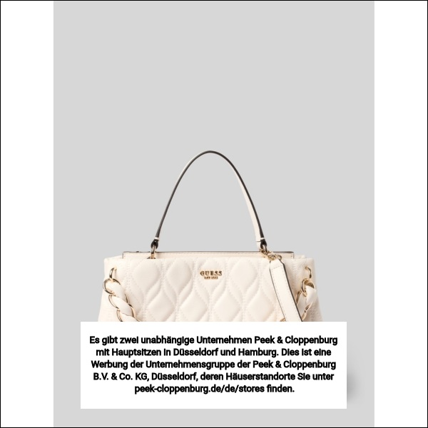Guess Damen Henkeltaschen Beige Gr. 1 