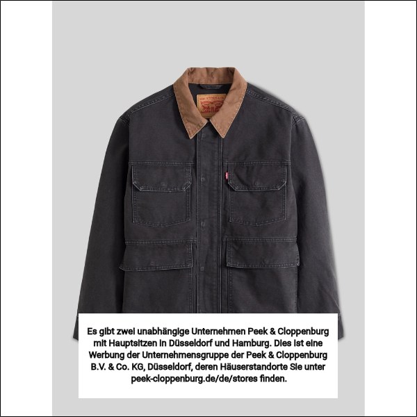 Levi's® Herren Levi's Jeansjacken Schwarz Gr. Mittel