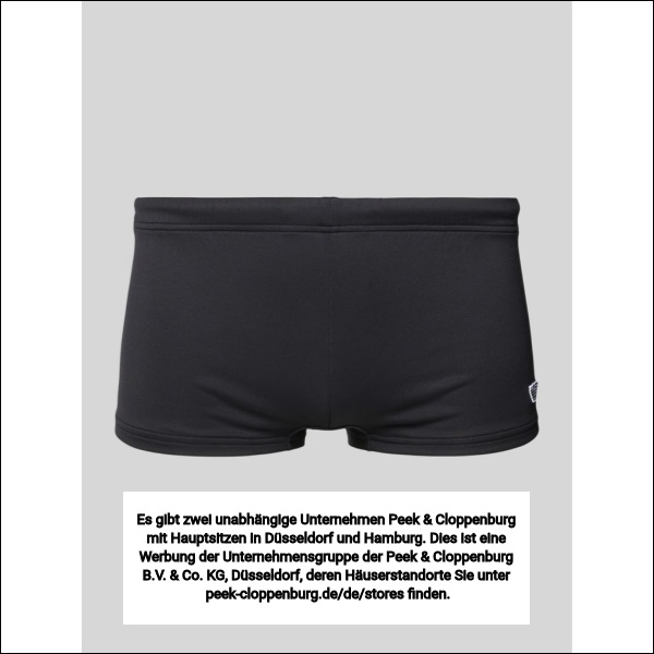Emporio Armani Herren Schwarz Badehosen, Gr. Übergröße Xxl