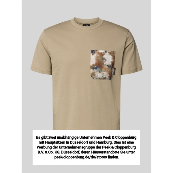 Armani Exchange Herren T-Shirts Beige Gr. Klein
